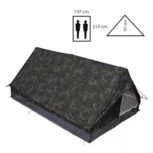 LEICHTES CAMPING ZELT 2 Personen kleines Packmaß MotorradTour Reise Hundehütte EUR 49,95