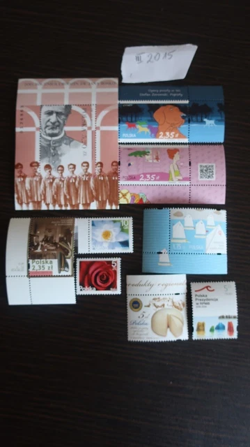 Polnische Briefmarken 3. Quartal - 2015