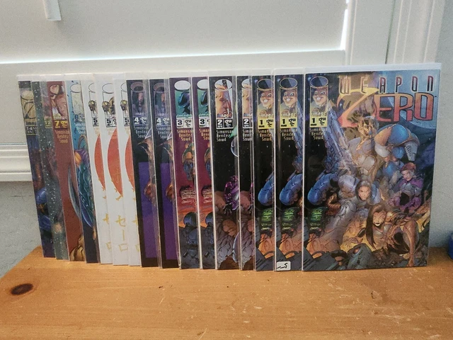 Weapon Zero Lot #1-7 T-3 T-4 + Extras