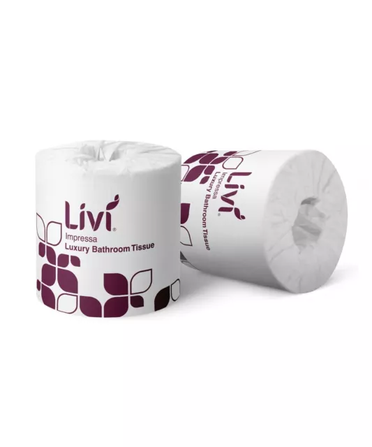 Livi Impressa Toilet Paper 3 Ply 225 Sheet Carton 48