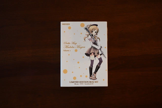 Puella Magi Madoka Magica Vol 2 Limited Edition Box Bluray/DVD/Soundtrack CD