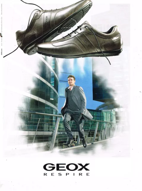 Disponible recoger declarar PUBLICITE ADVERTISING 2012 GEOX la chaussure qui respire 4.4.12 EUR 3,00 -  PicClick FR