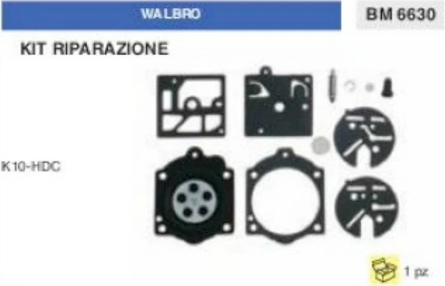 Kit De Réparation De Membrane Pour Carburateur Walbro SDC – Compatible McCulloch, Homelite, Echo - 5