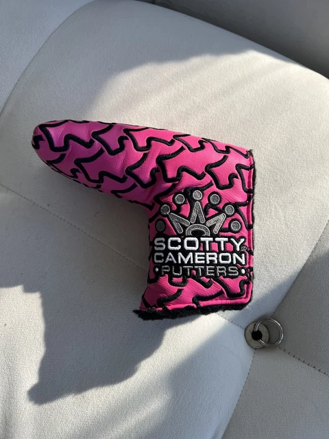 Scotty Cameron 2019 Valentines Day Pink Wave Dog Blade Headcover Crown Limited