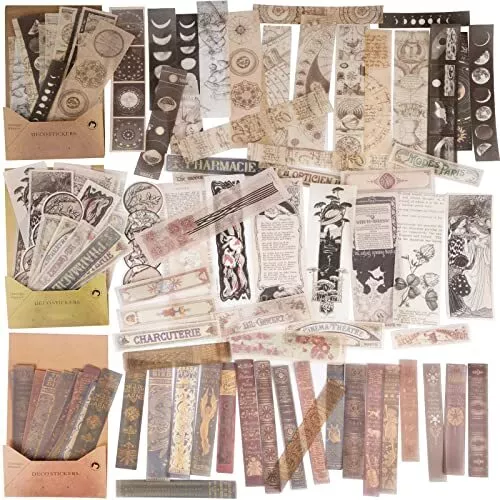 120PZ ADESIVI PER Scrapbooking Vintage Stickers di Carta Washi Decorativa  (b7J) EUR 14,07 - PicClick IT