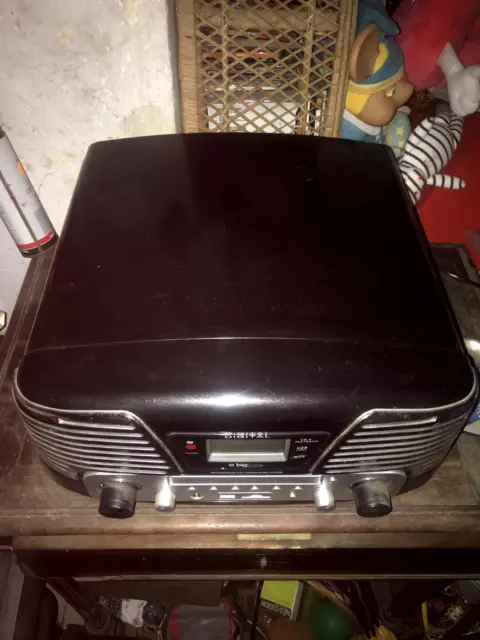 VDS vintage tourne-Disque BIG BEN (45-33 Tours) enceintes radio intégrée clé usb