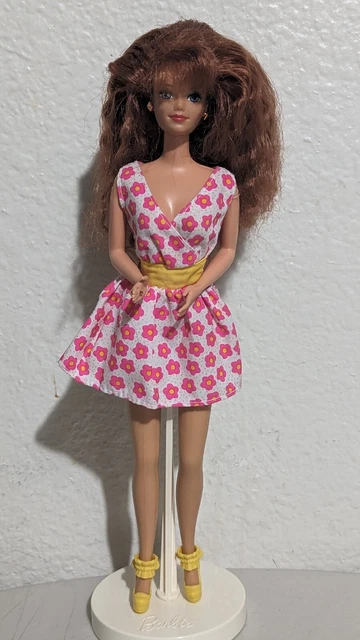 Earring Magic Midge Barbie Doll Crimped Red Hair Vintage 1992 Redressed