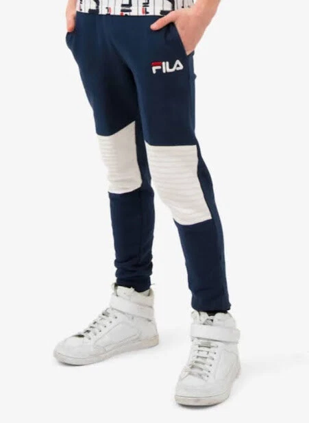 FILA Ragazzi Pile Jogging Pantaloni Taglia M