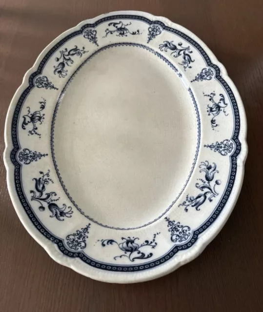 Flanders Booth Semi Porcelain Large Meat/Serving Plate