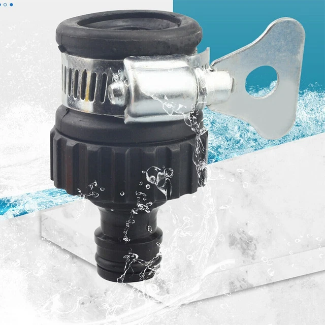 Kitchen Mixer Tap To Connectors Garden Hose Pipe Fitting Faucet Adapter Indoor 2