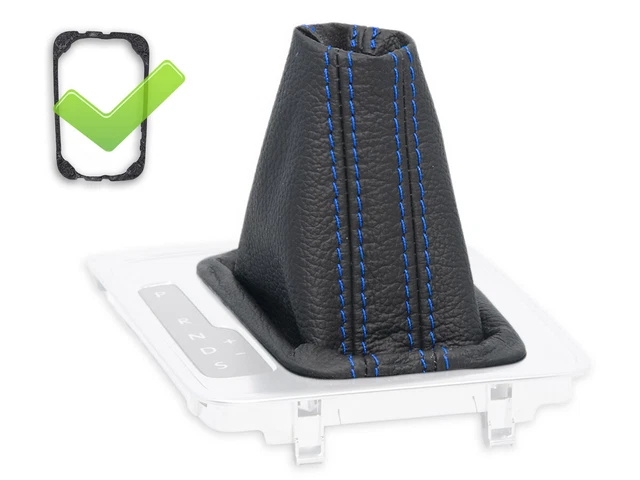 Pomello Leva Cambio In Pelle Per VW Passat B8 (6 Marce) - Ricambio Con Cuffia - Foto 7