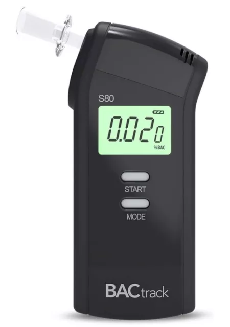 BACtrack S80 Pro Portable Breathalyzer - Black