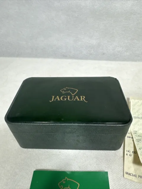 Jaguar Wrist Watches X2 J-605 & Fragrances Watch Swiss Made Boxed + Receipt. 2