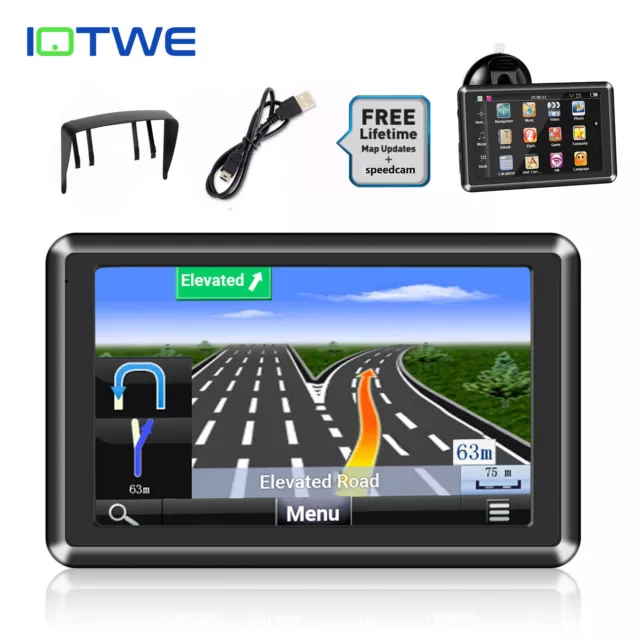 IOTWE 5'' GPS Navigator for Car Truck Q6 Navigation SAT NAV with Free AU Map 8GB