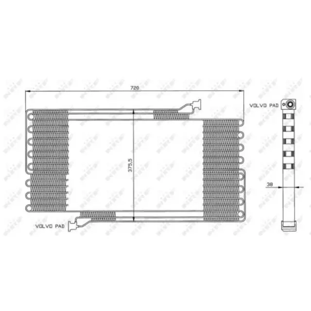 Condensador Del Aire Acondicionado Aluminio Easy Fit Con Junta Anillo