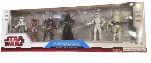 Star Wars Ralph McQuarrie Signature Series Concept 2 of 2 6pc Collectible Figure