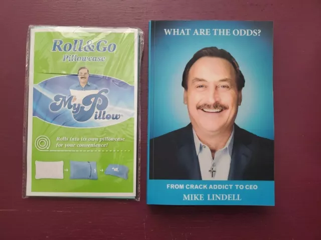 Lot - My Pillow - Roll & Go Pillowcase and What Are the Odds? by Mike Lindell