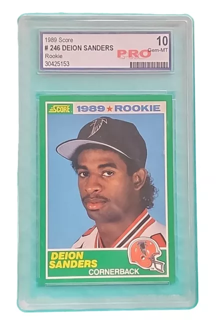 *Deion Sanders RC* 1989 Score #246 *Rookie *GEM MINT 10*  Fast Shipping! Look!