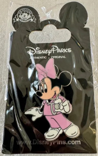 Disney Pin 109710 Minnie Mouse Nurse Pink Scrubs