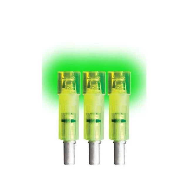Lumenok Lighted Crossbow Nock Flat End 3 Pack Green Excalibur Firebolt 00334
