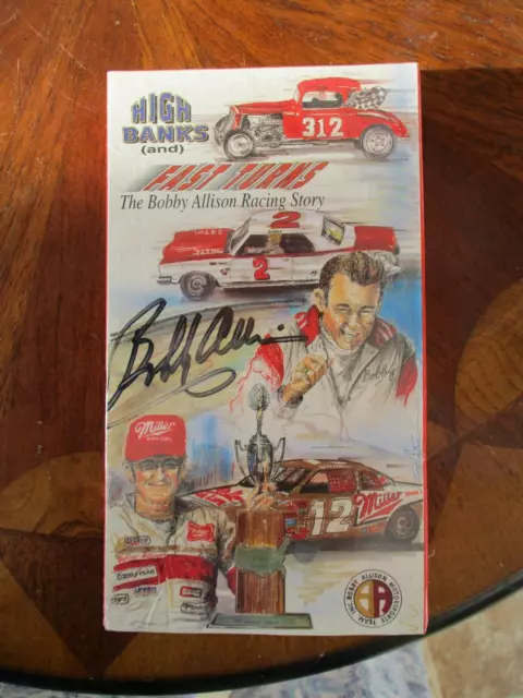 High Banks and Fast Turns "The Bobby Allison Racing Story" VHS, 1992 FREE SHIP