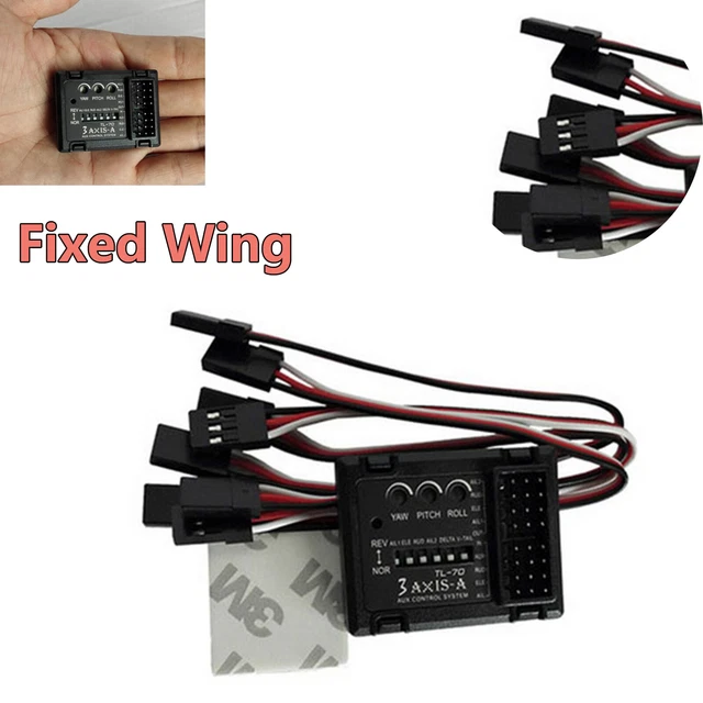 3 Fixeed Control FIXED WING FLIGHT Control 3-Axis Balancer Gyroscope Trainer Stability ...