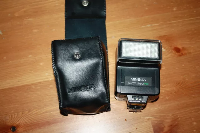 Minolta Auto Electroflash 280PX Shoe Mount for X700 X570 X500 XG Camera
