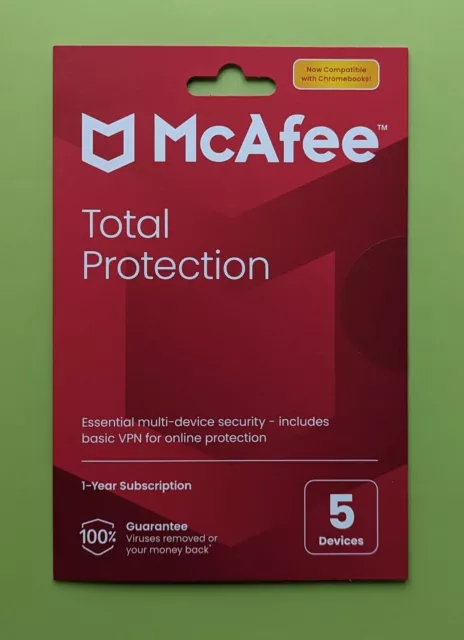 McAfee Total Protection 2024 - 1 dispositivo 1 anno - versione pubblicata fisicamente