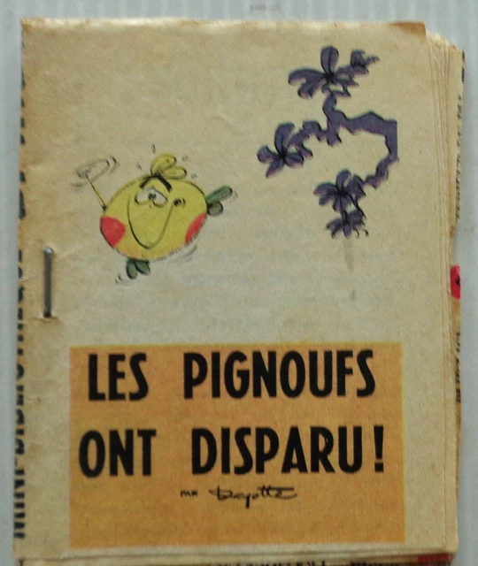 Mini Story No 345 The Pignoufs Ont Disparu! Spirou No 1495 Degotte 1966