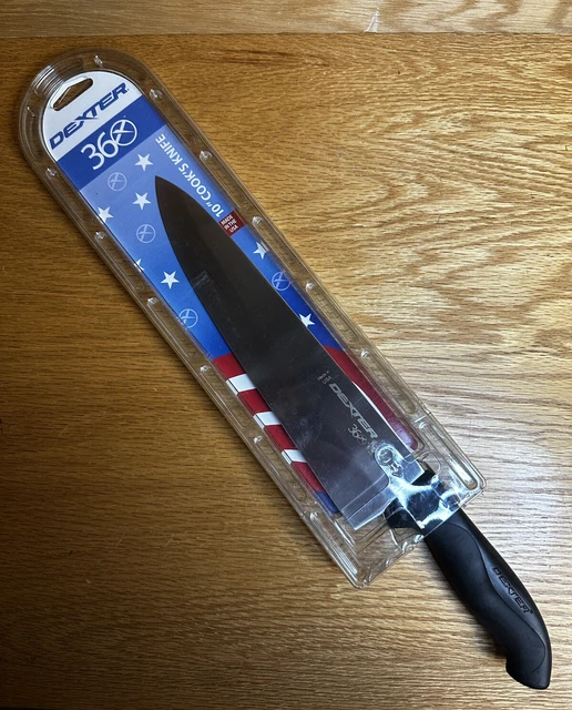 Dexter 10" Chef's Cook's Knife, Black Handle S360-10-PCP