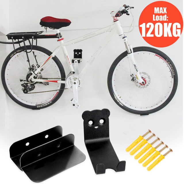 1 Set Bike Pedal Wall Mount Bicycle Storage Hanger Pedal Hook Durable Steel NEW