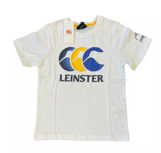 Leinster Rugby Kid's T-Shirt Canterbury Graphic Logo Top - New