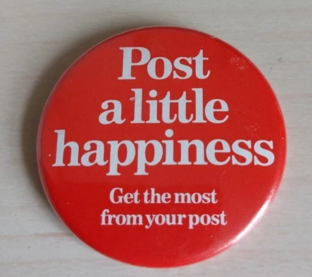 POST OFFICE MEMORABILIA Old c1970s Collectors Promo Advertising Pin ...