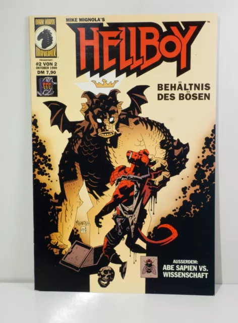 Mike Mignola´s Hellboy Behältnis des Bösen Dark Horse Maverick Comic # 2 EEE