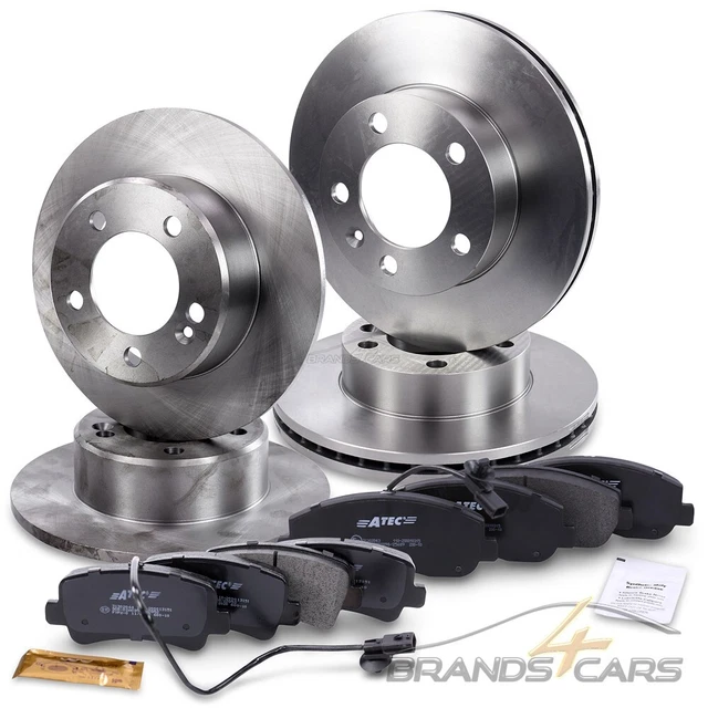 ATE 2 Bremsscheiben 305mm Voll + Bremsbeläge - Komplettset Für Renault Master 3