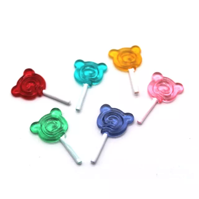 5Pcs Dollhouse Miniature Snacks Candy Lolli Doll House Accessories Toys  H B SN❤