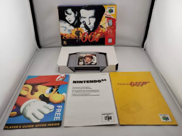 007 Goldeneye James Bond for Nintendo 64 N64 Complete In Box CIB Great Shape