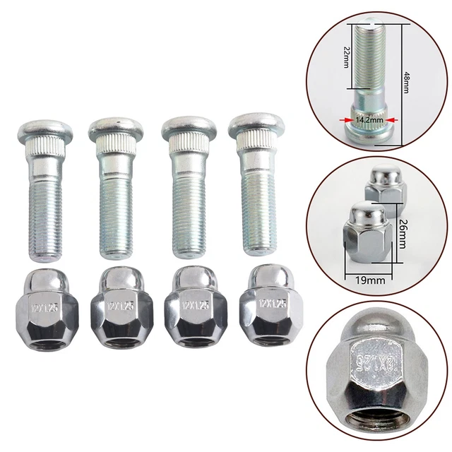 20 Goujons Filetés M8x60mm Double Poussoir – Uxcell – Inox 304