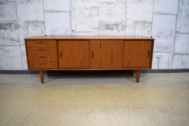 60er 70er Jahre Teak Sideboard, Anrichte, Kommode, danish.