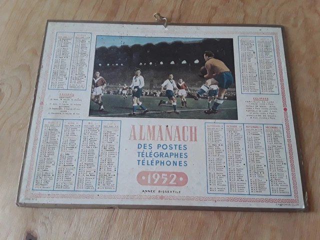Calendriers - Calendrier Almanach Du Facteur La Poste PTT  Aube  1980 Peche Et Chasse 2182831215