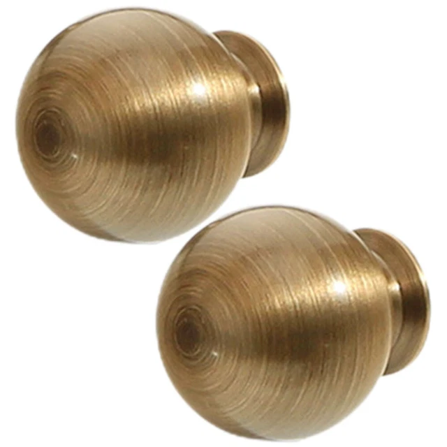 2 Pcs Copper Brass Drawer Knobs Dresser Pull Gold Cabinet Pulls