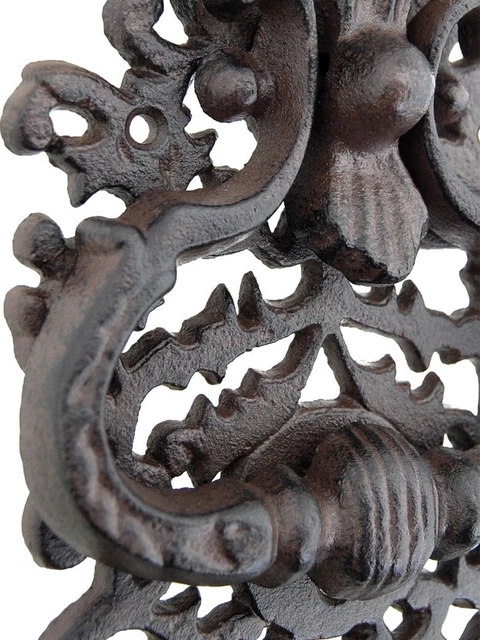 Heurtoir de porte / marteau  en fonte ancien d'autrefois 3