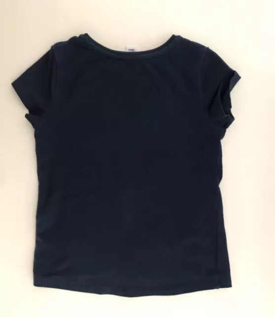 Maglietta T-shirt Okaidi 3 anni 98 cm girl neonata bambina baby di qualità blu 2