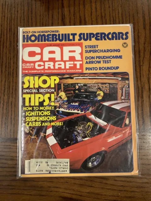 Car Craft Magazine January 1979!!!!!!