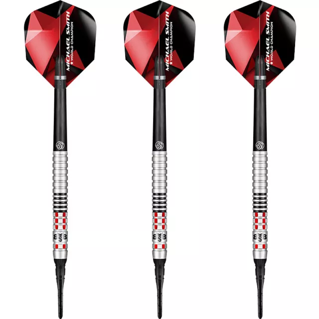 Shot Soft Darts Michael Smith Bully Boy Achieve Matchdart 90% Tungsten Softtip