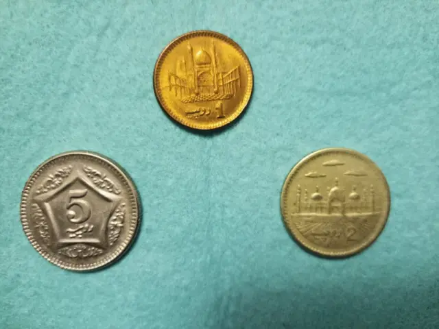 Pakistan/Afghanistan 1999-2005  1 Set of 5 Coins