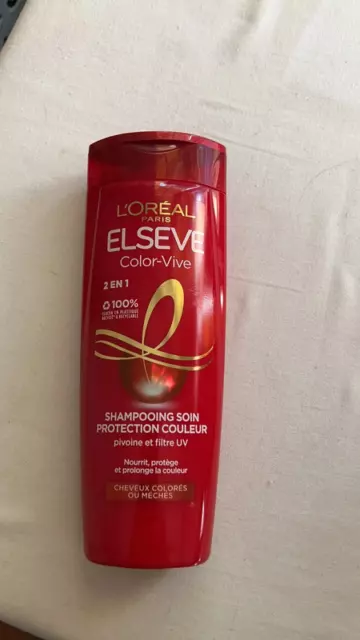 SHAMPOOING ELSEVE COLOR VIVE 2 EN 1 l’Oreal neuf