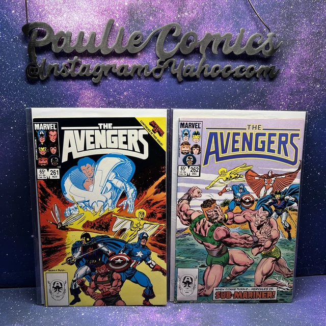 2-Avengers #261-262 Marvel Comics Secret Wars II Beyonder Namor joins