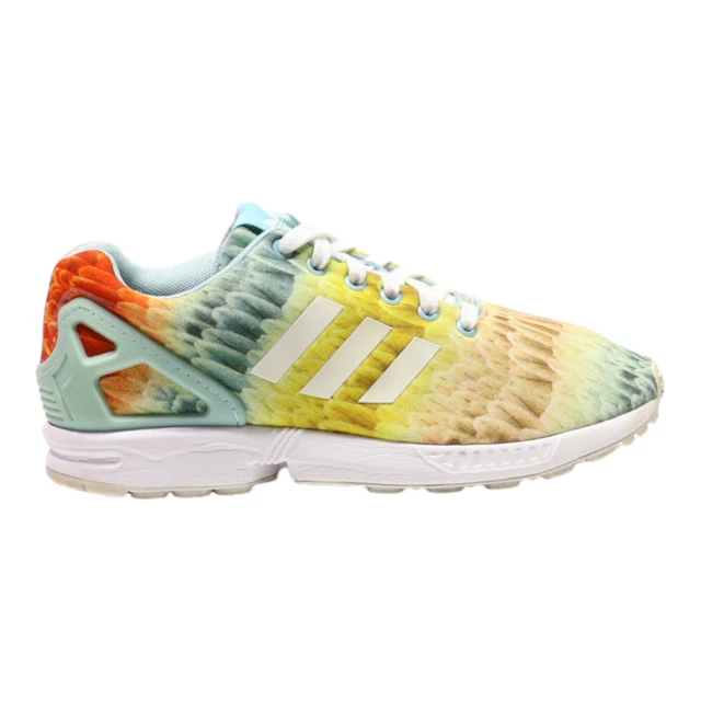 ADIDAS ZX FLUX WEAVE UK 9.5 AQUA 2014 M21788 Deadstock 8000
