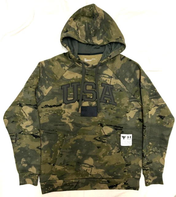 Nwot Mens Large Under Armour Project Rock Freedom Usa Camo Hoodie Sweatshirt Nwot Mens Large Under Armour Project Rock Freedom Usa Camo Hoodie Sweatshirt